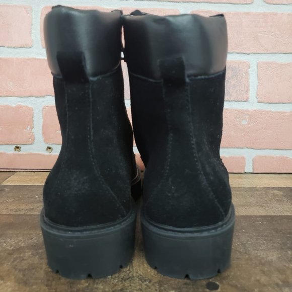 Charles David Rocky Lace-Up Suede Boots size 6